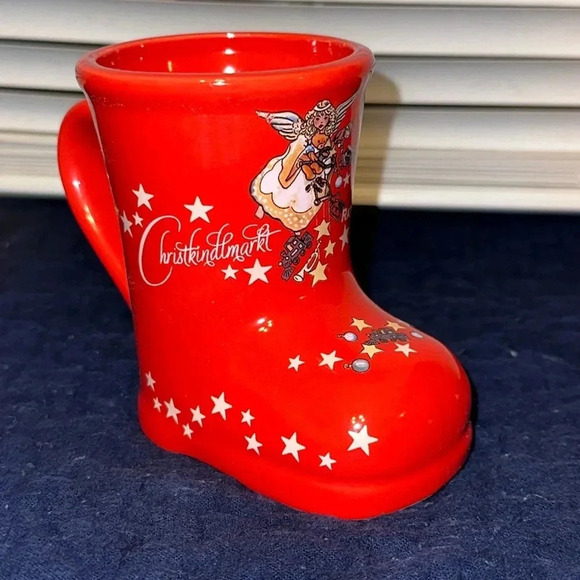 Christkindlmarkt Rathausplatz Christmas Santa Claus Red Boot Cup Mug by Grein - Picture 2 of 13
